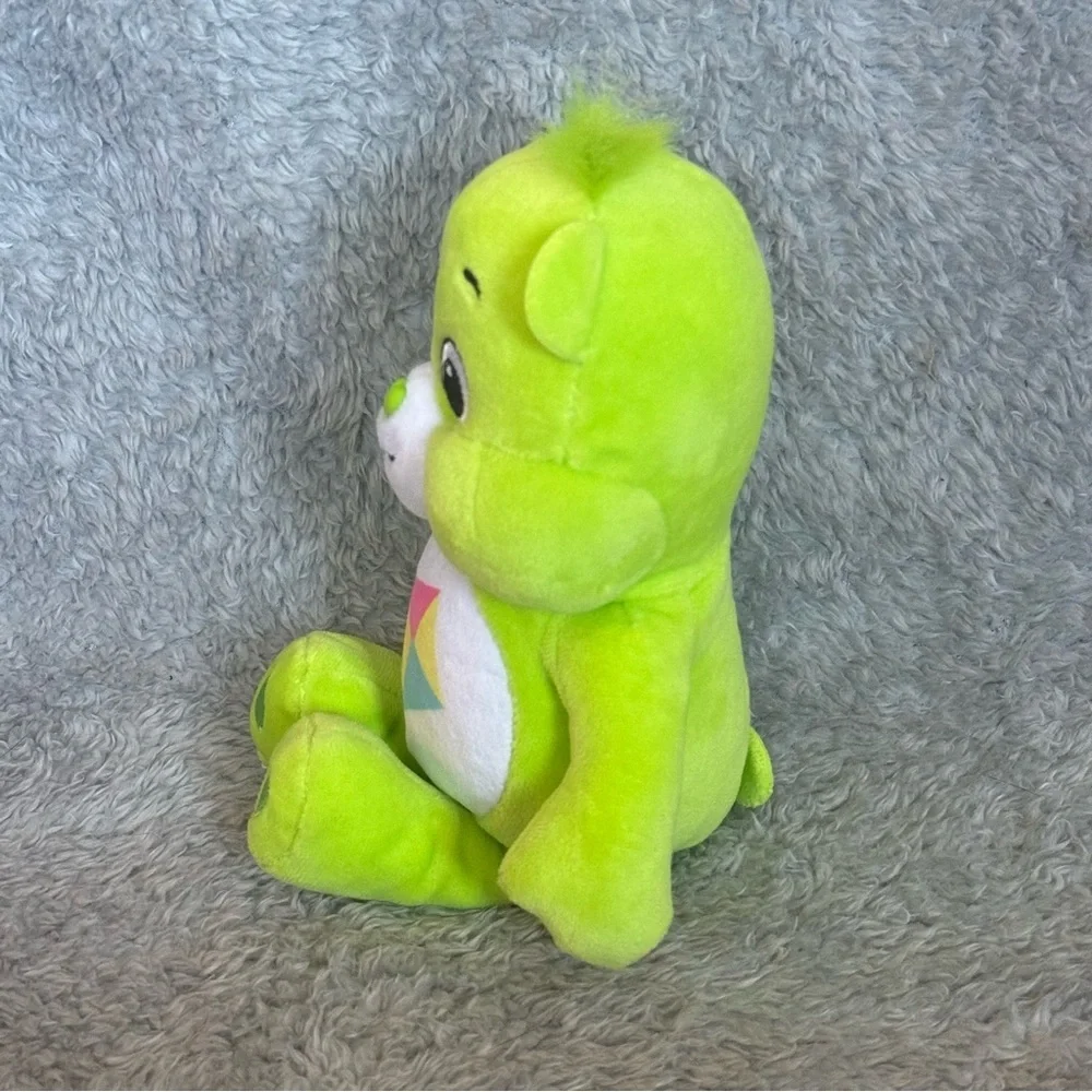 Care Bears Do Your Best Bear Plush 9” Green Kite Belly Badge